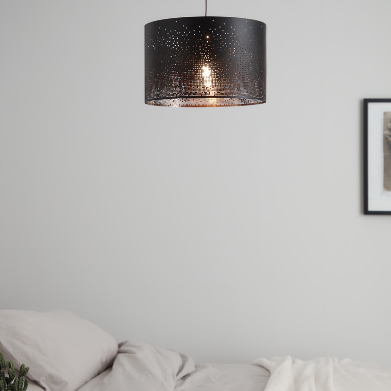 Lustra tip pendul, Negru, 42 W, 1 x E27  GoodHome Senecaz