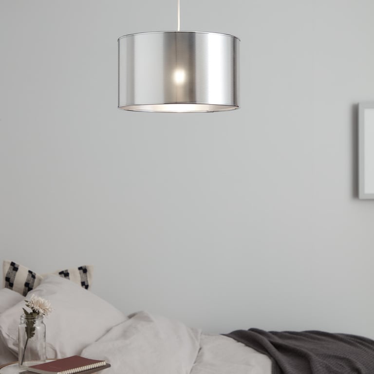 Lustra tip pendul, Argintiu, 42 W, 1 x E27  GoodHome Tectit