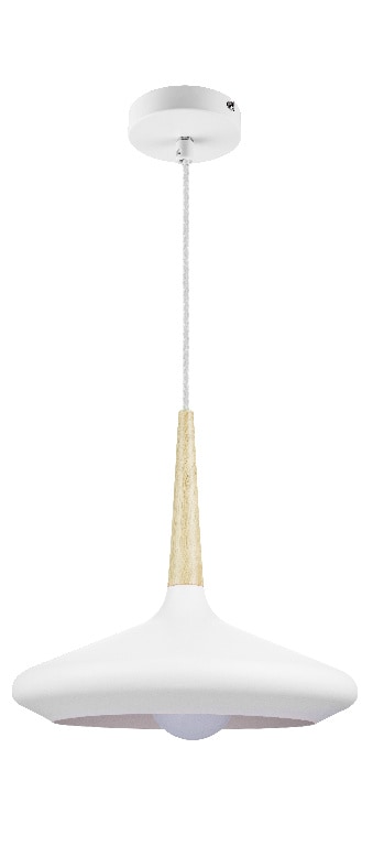 Lustra tip pendul, Alb, 42 W, 1 x E27  GoodHome Arraqis
