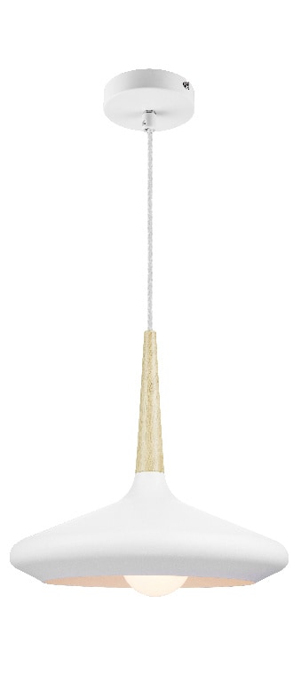 Lustra tip pendul, Alb, 42 W, 1 x E27  GoodHome Arraqis