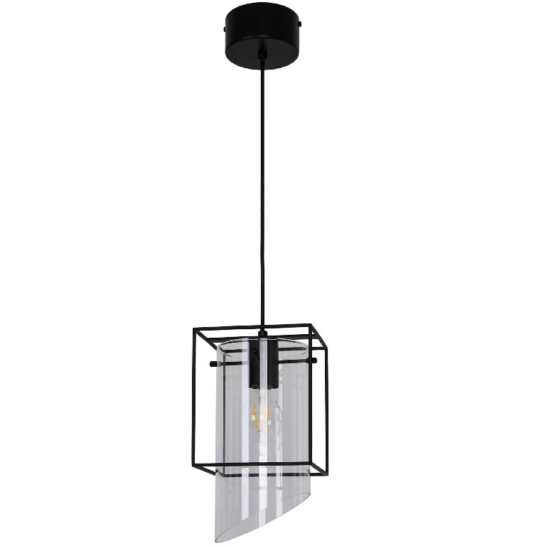 Lustra tip pendul, Negru, 42 W, 1 x E27  GoodHome Daluiz