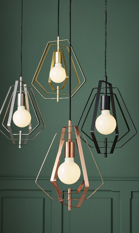Pendul, negru, 1 x 42 W  GoodHome Nedoki