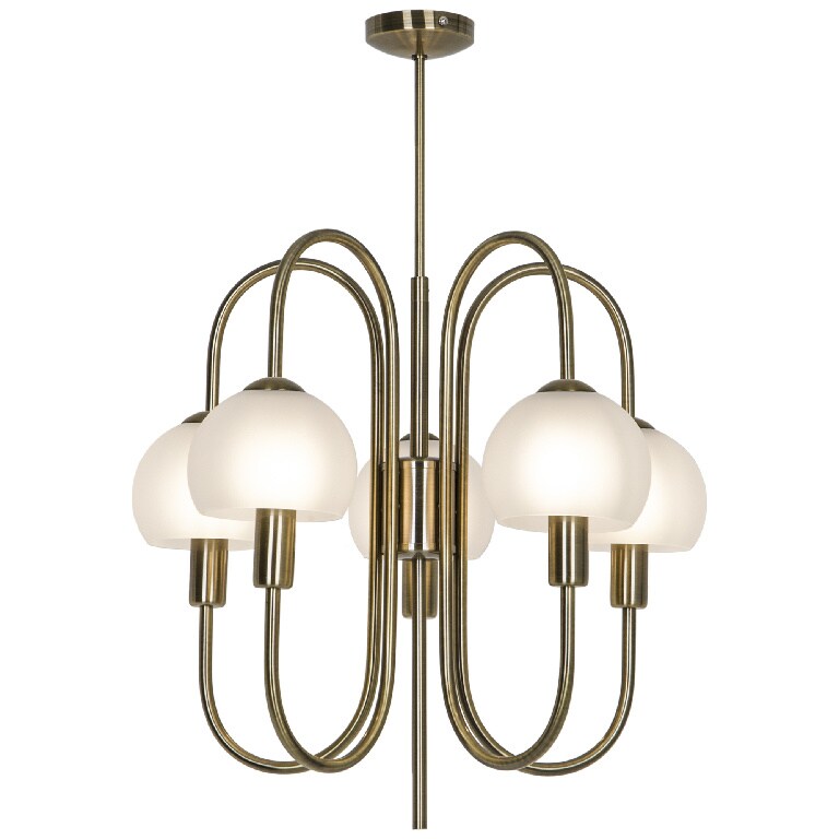 Lustra tip pendul, Auriu, 28 W, 5 x E14  GoodHome Gammont