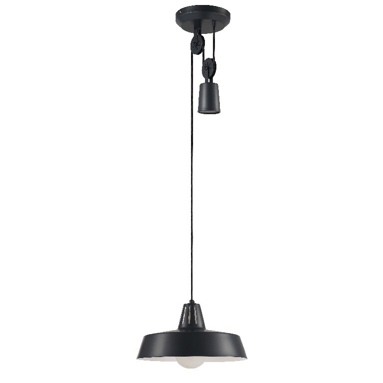 Lustra tip pendul, Negru, 60 W, 1 x E27  GoodHome Yarra