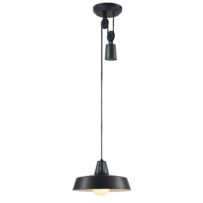 Lustra tip pendul, Negru, 60 W, 1 x E27  GoodHome Yarra