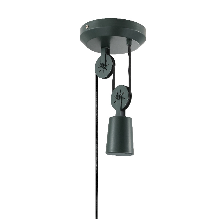 Lustra tip pendul, Verde, 60 W, 1 x E27  GoodHome Yarra
