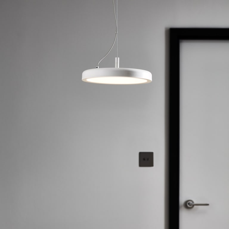 Pendul, alb, 3000 K, 1 x 20 W  GoodHome Azagny