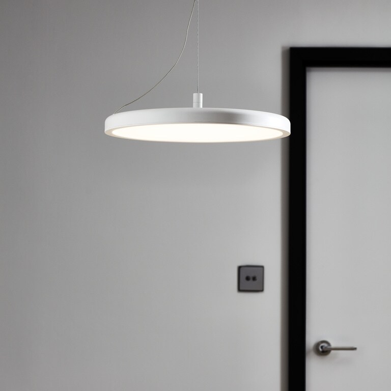 Pendul, alb, 3000 K, 25.5 W  GoodHome Azagny