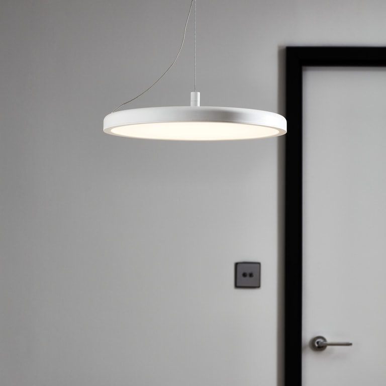 Pendul, alb, 3000 K, 25.5 W  GoodHome Azagny