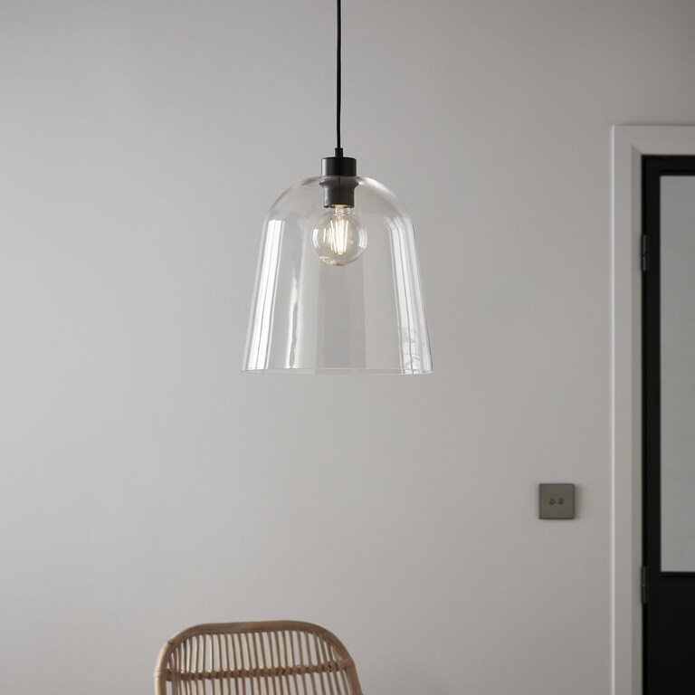 Lustra tip pendul, Transparent, 42 W, 1 x E27  GoodHome Calume