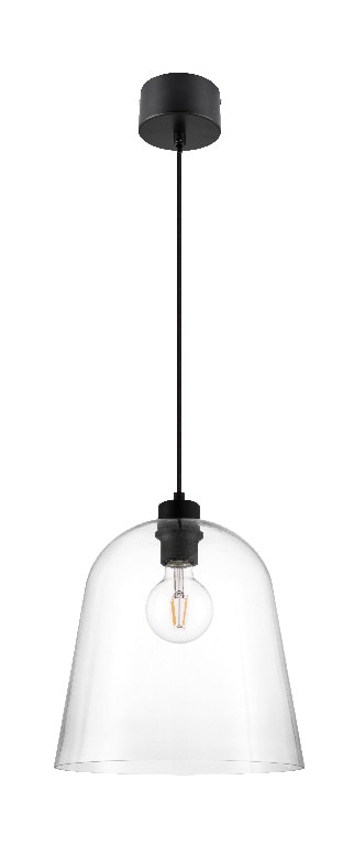 Lustra tip pendul, Transparent, 42 W, 1 x E27  GoodHome Calume