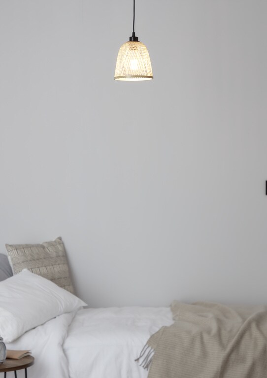 Pendul, alb, 1 x 60 W  GoodHome Calume