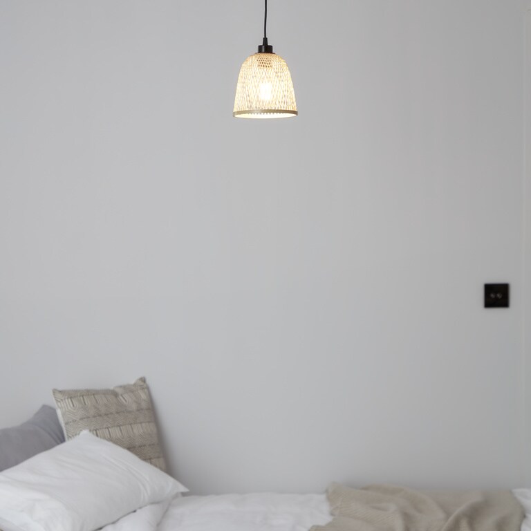 Pendul, alb, 1 x 60 W  GoodHome Calume
