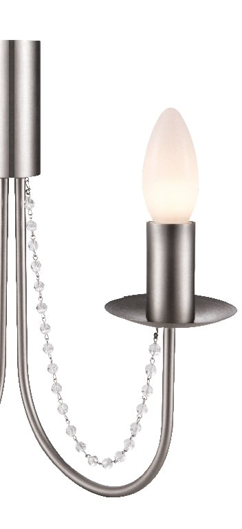 Aplica incandescent, 2 becuri, E14, 56 W  GoodHome Suhel