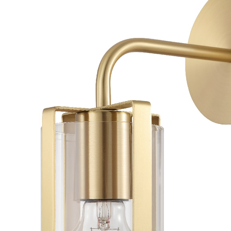 Aplica incandescent, 1 bec, E27, 60 W  GoodHome Saiphi Gold
