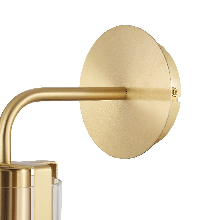 Aplica incandescent, 1 bec, E27, 60 W  GoodHome Saiphi Gold