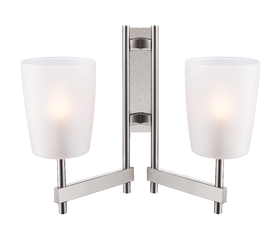 Aplica dubla Quadryx GOODHOME, E14, 28W, IP20, alb/argintiu