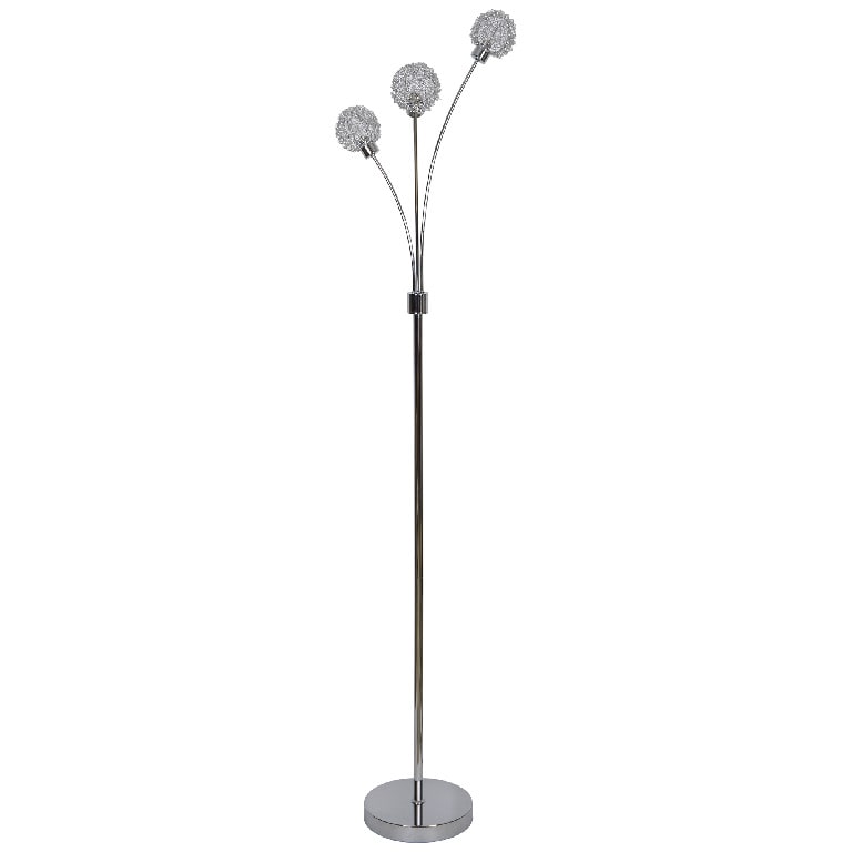 Lampadar Argintiu, G9, 40 W, 165 cm  GoodHome Phaidros