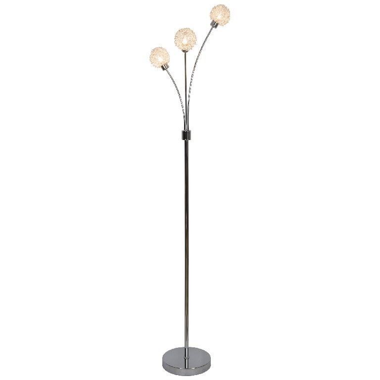 Lampadar Argintiu, G9, 40 W, 165 cm  GoodHome Phaidros