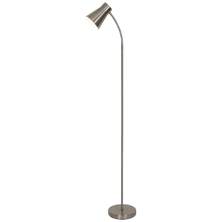 Lampadar Argintiu, E27, 10 W, 165 cm  GoodHome Hentage