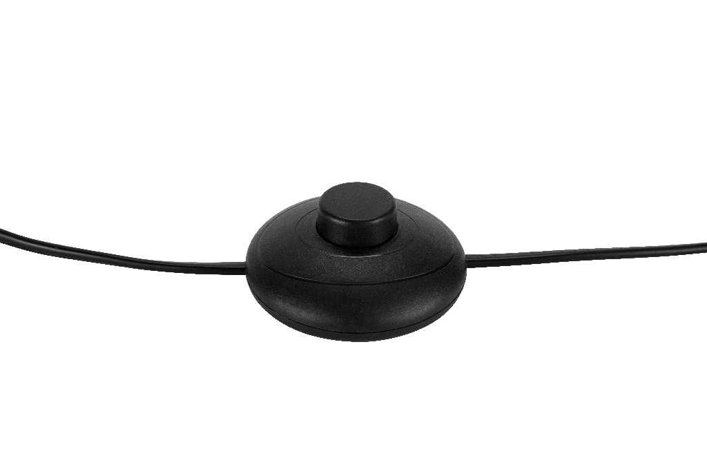Lampadar GOODHOME Menonry, 40W, E27, 165cm, negru