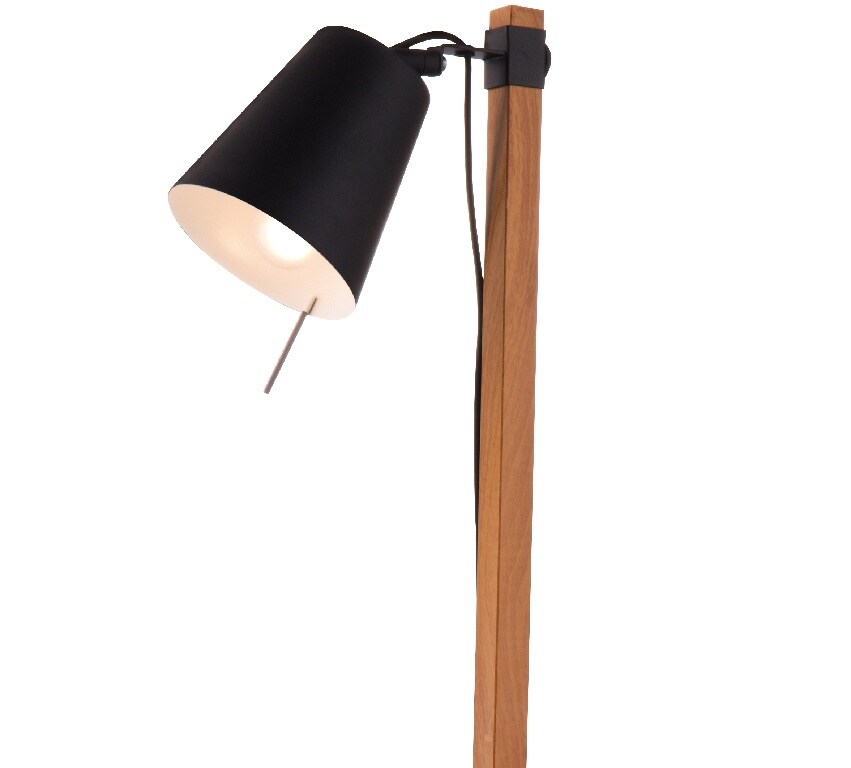 Lampadar GOODHOME Menonry, 40W, E27, 165cm, negru