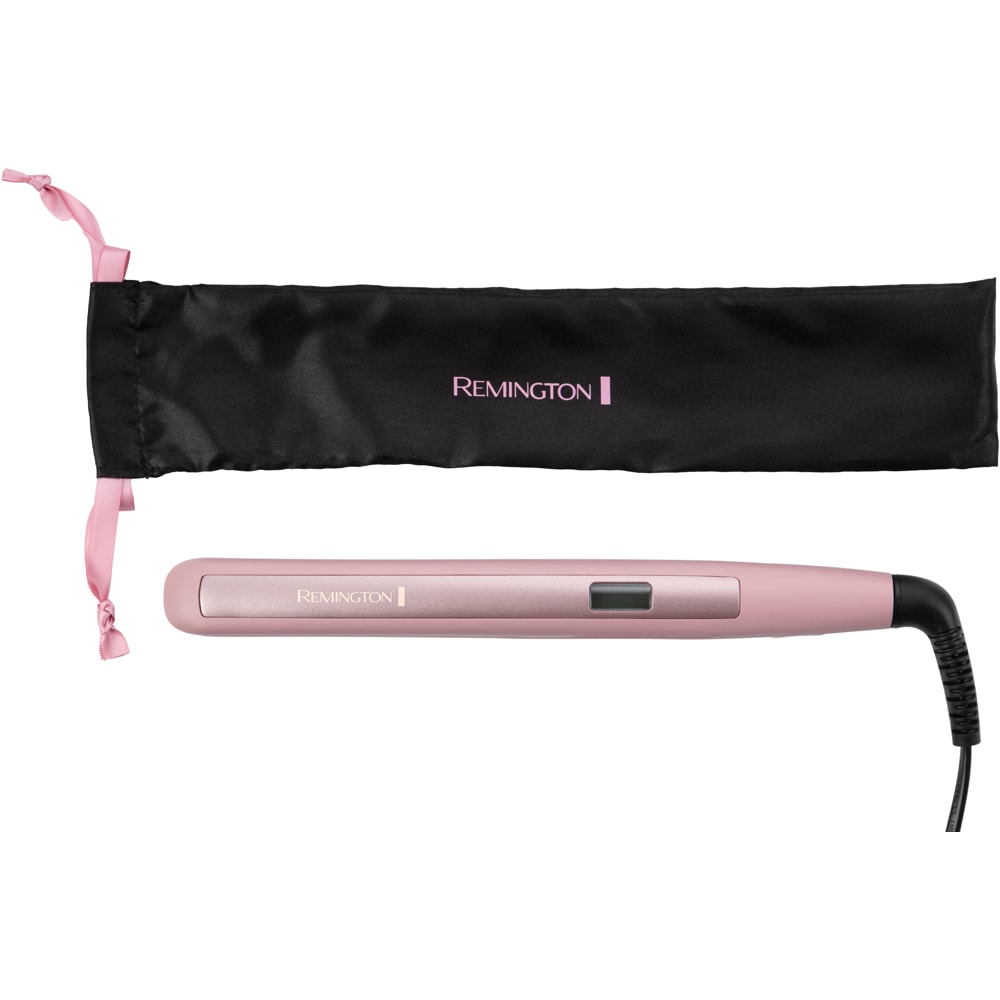 Placa de indreptat parul REMINGTON Coconut Smooth S5901, 230 grade, invelis ceramic, roz