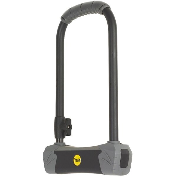 Antifurt bicicleta cu veriga YALE, otel, 4 chei, gri-negru
