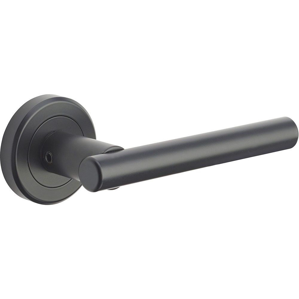 Set manere cu rozete YALE Kestral, zinc, negru