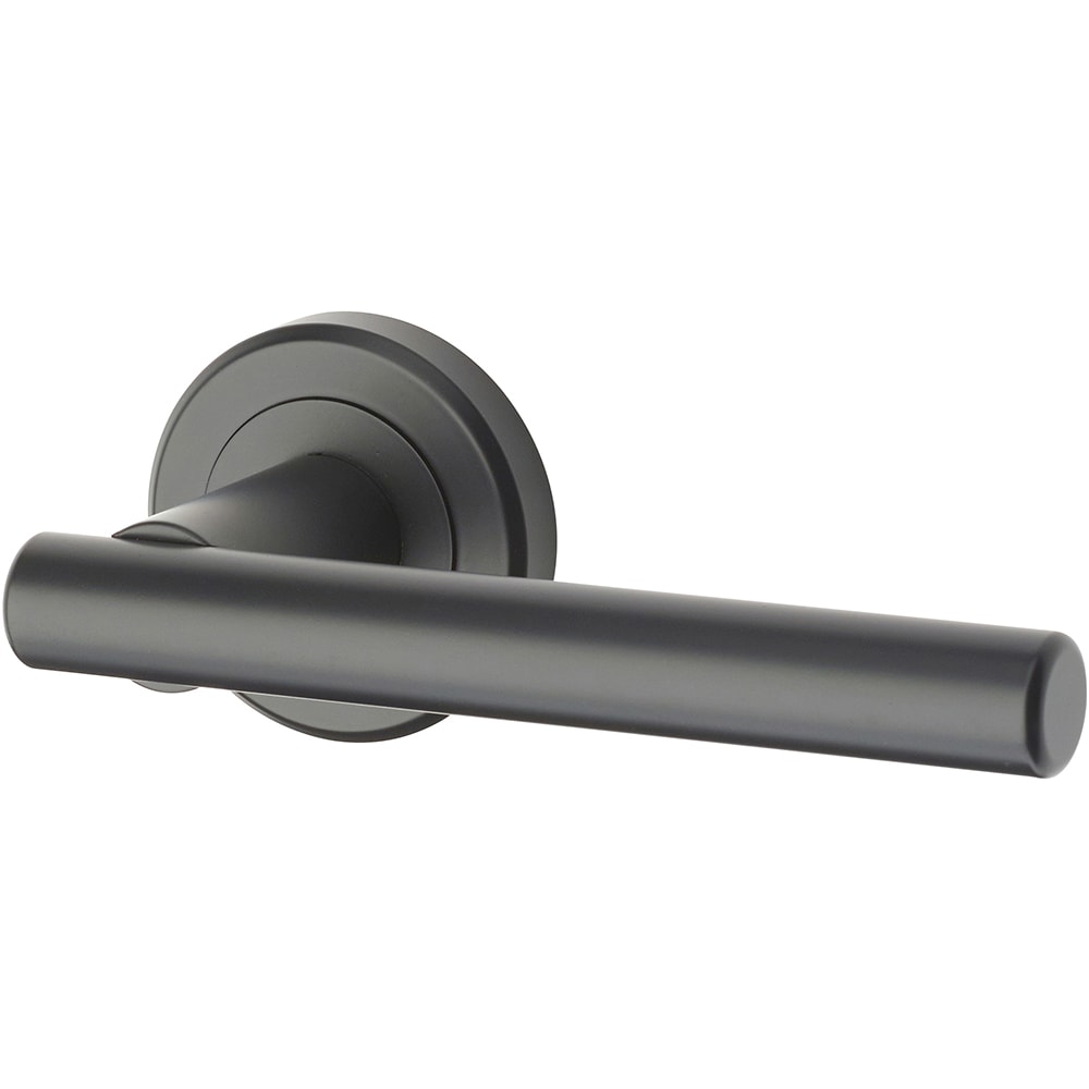 Set manere cu rozete YALE Kestral, zinc, negru