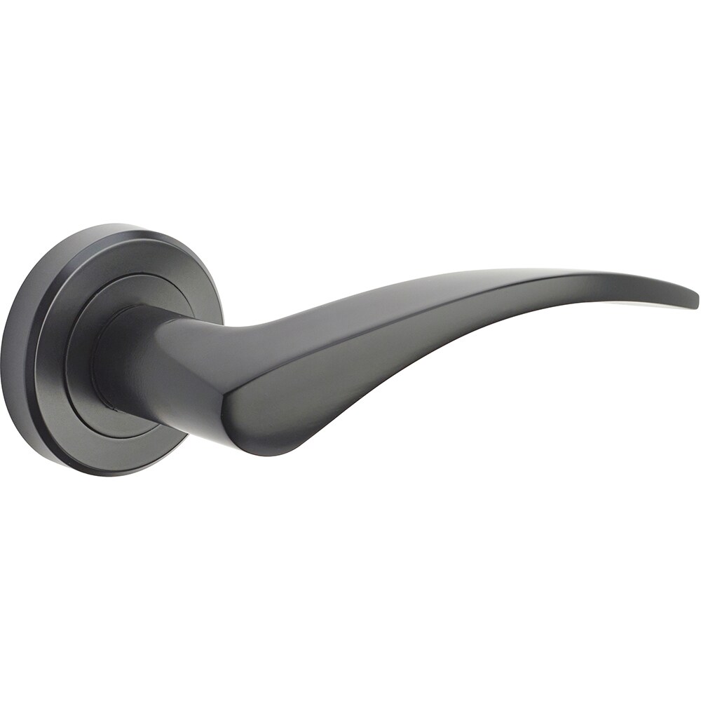 Set manere cu rozete YALE Kite, zinc, negru