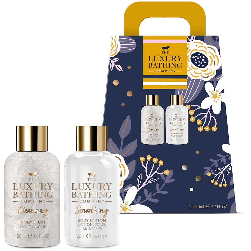 Set ingrijire corp THE LUXURY BATHING COMPANY Wild Poppy & Pomelo: Lotiune de corp, 50ml + Gel de dus, 50ml