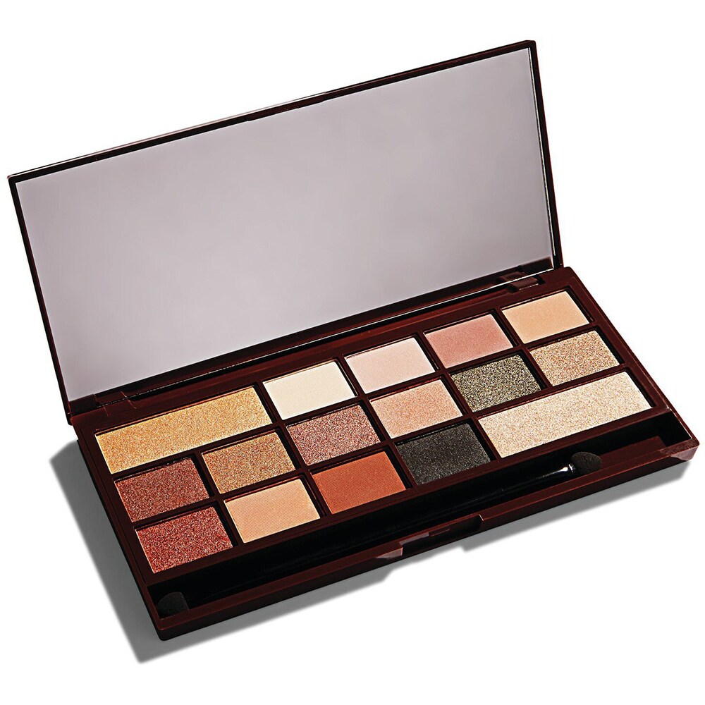 Paleta farduri MAKEUP REVOLUTION I Heart Chocolate Gold, 22g