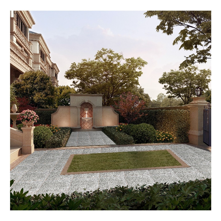 Placa granit, 40 x 40 x 2 cm, 0.16 mp, gri