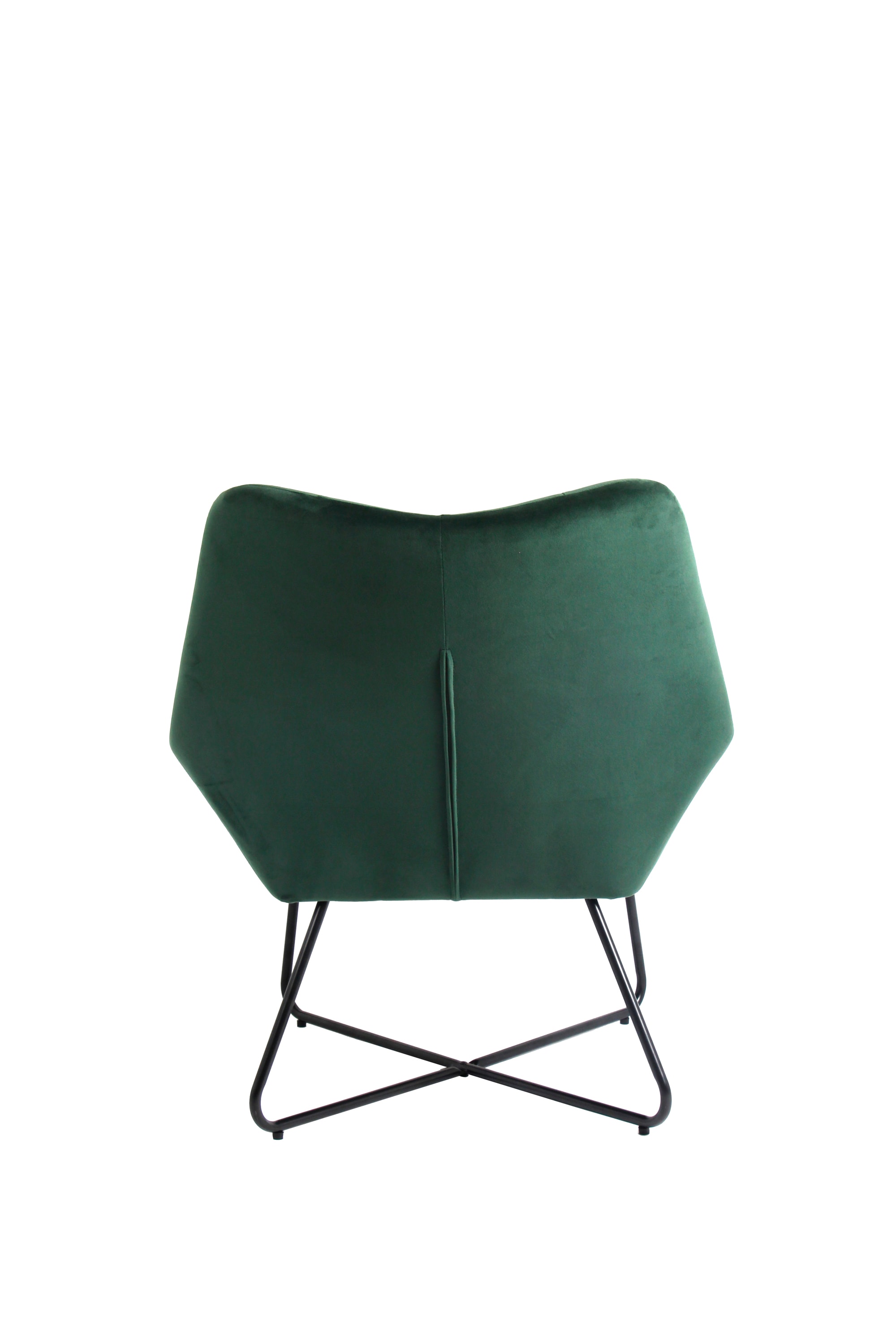 Fotoliu vernil, catifea, 86.5 x 80 x 75 cm  Turio