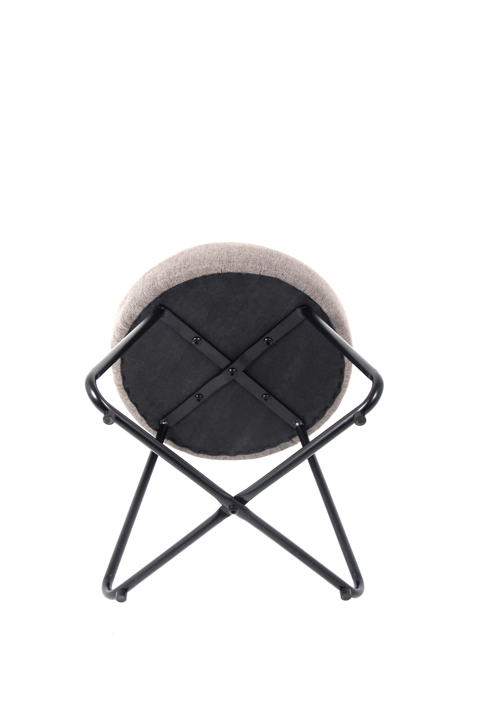 Taburet gri, panza, 40 x 48 cm  Turio