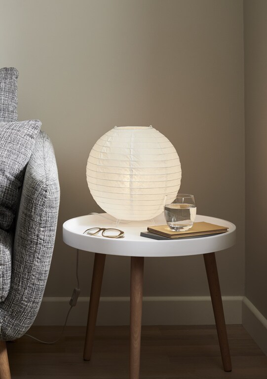 Veioza GOODHOME Taynae, E27, IP20, alb