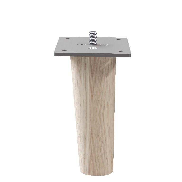 Set picioare mobilier GoodHome Atomia, lemn/metal, 11 cm, 2 bucati