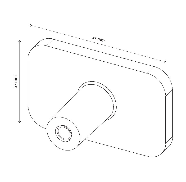 Maner mic dresing alb a GoodHome