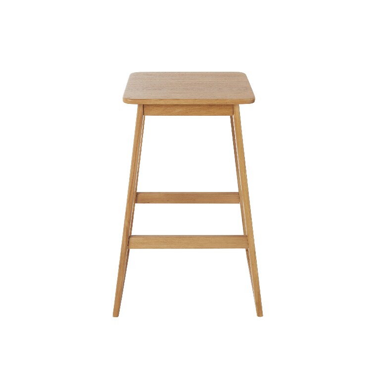 Scaun bar GoodHome Korlan, 47 x 39.5 x 70 cm, stejar
