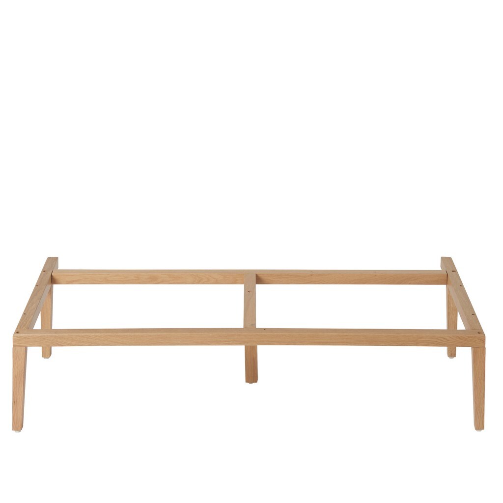 Cadru baza cu 4 picioare GOODHOME Avela, 100 x 21 x 45 cm, lemn, maro