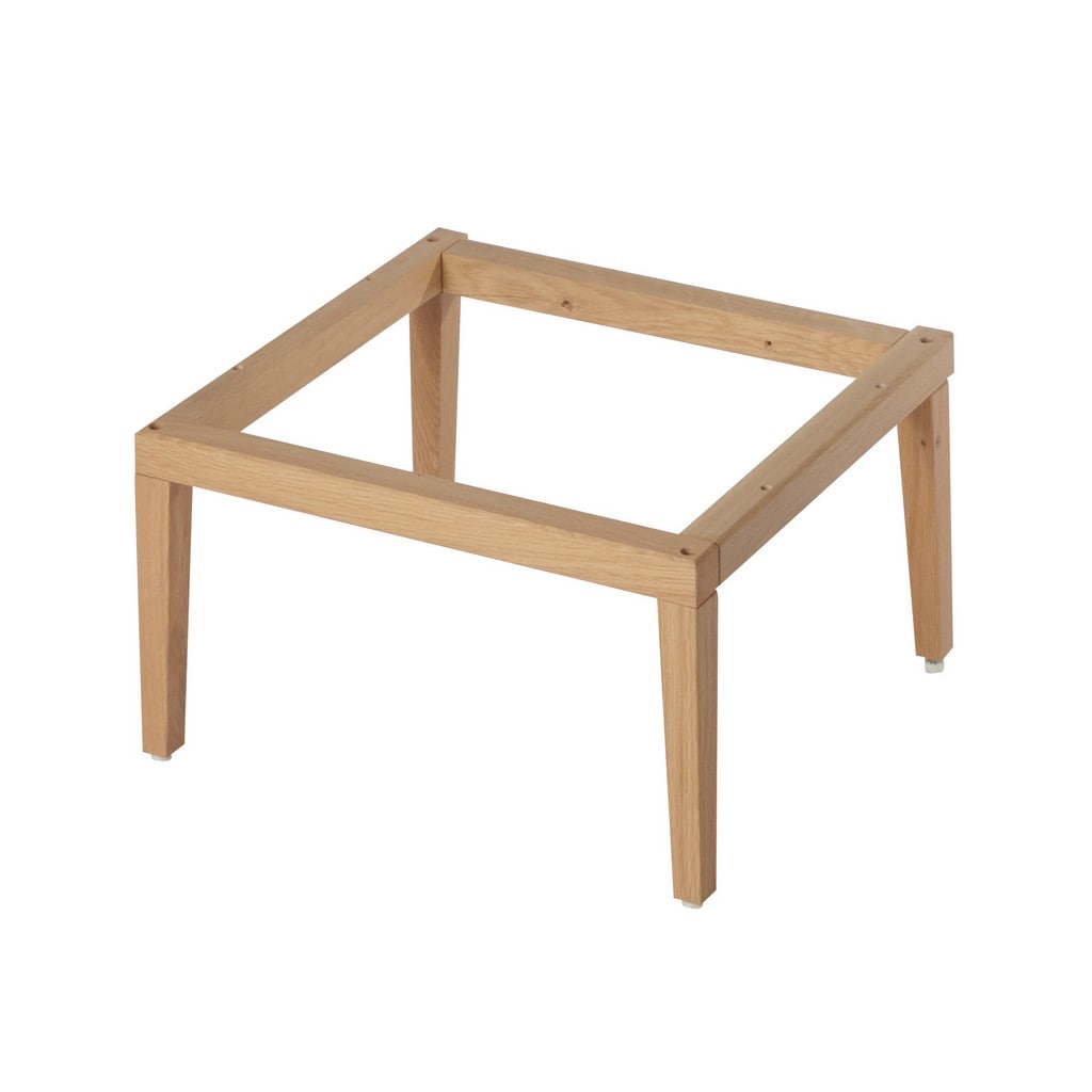 Cadru baza 4 picioare GOODHOME Avela, 40 x 45 x 21 cm, lemn, maro