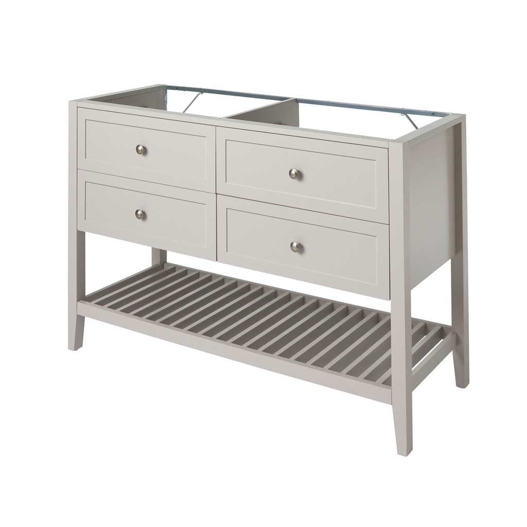 Baza lavoar GoodHome Perma, 4 sertare, 120 cm, gri