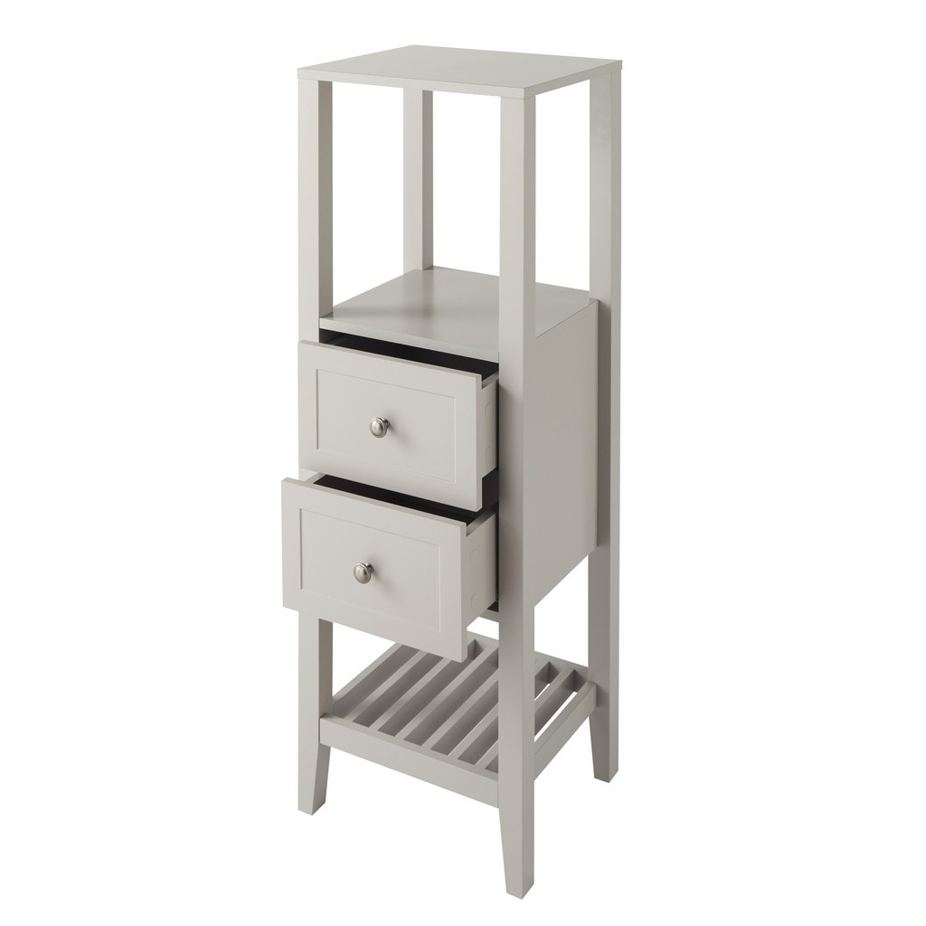 Coloana baie GoodHome Perma, 40.2 x 120 x 36.1 cm, gri