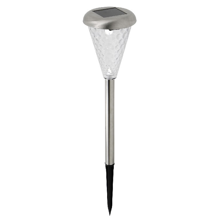 Lampa solara LED, 0.06W, IP44, argintiu, 1 bucata