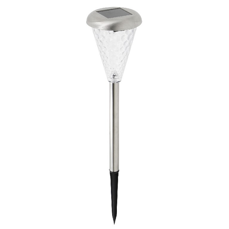 Lampa solara LED, 0.06W, IP44, argintiu, 1 bucata