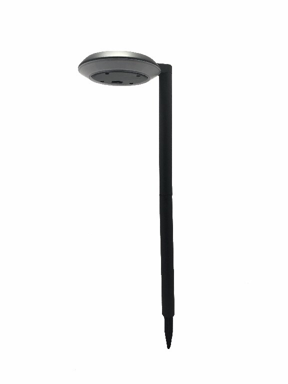 Lampa solara LED, plastic, negru, 1 bucata, 1.2 W  Blooma 
