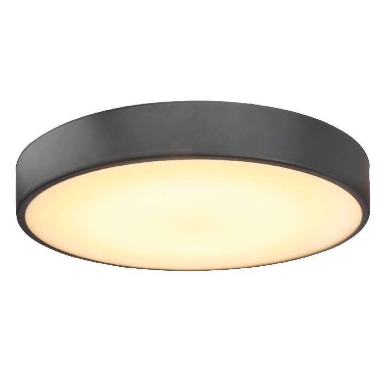 Plafoniera LED, 1 x 40 W, negru, metal si plastic  GoodHome Wapta