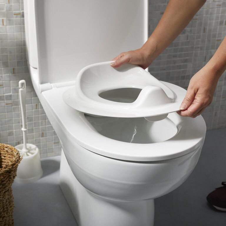 Capac WC cu reductor GOODHOME Yalu, polipropilena, alb