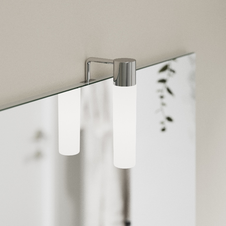 Oglinda baie, cu LED  Aruna